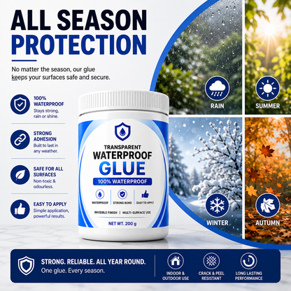 💧Buy 1 Get 1 FREE – Transparent Waterproof Glue + Free Brush!🔥